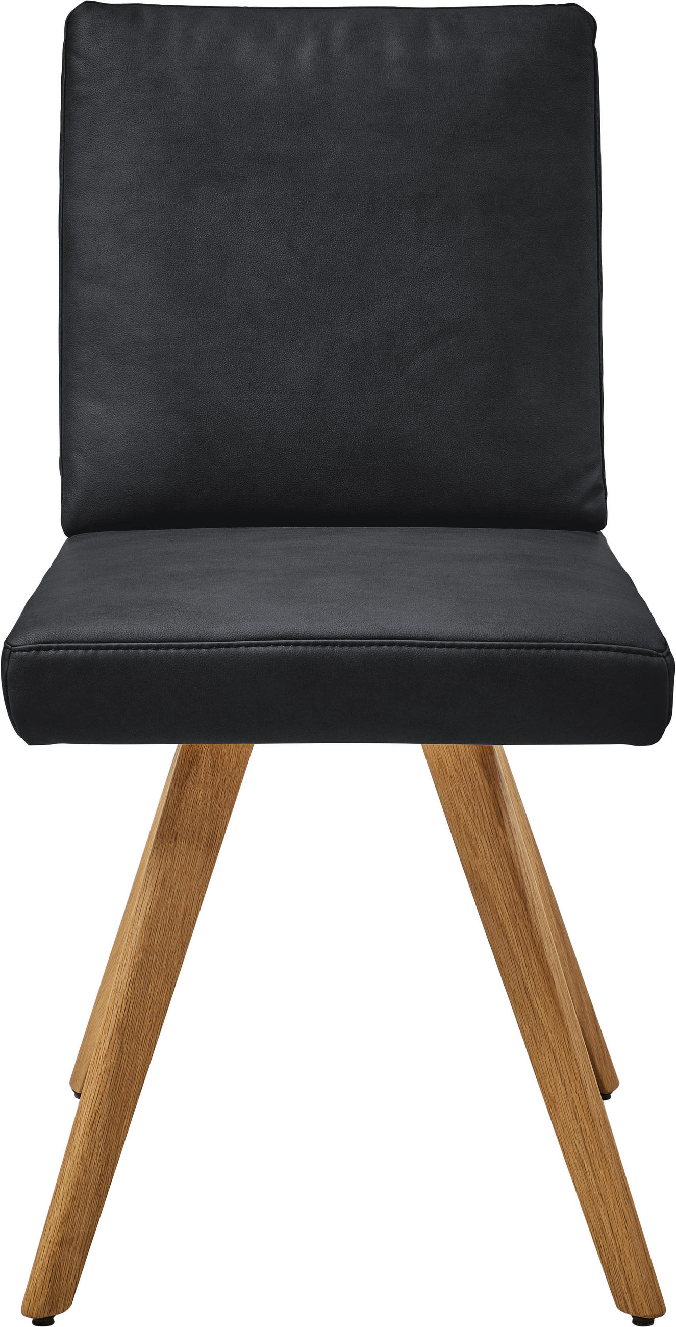STUHL  in Mikrofaser Textil, Holzwerkstoff  - Eichefarben/Dunkelgrau, Design, Holzwerkstoff/Textil (46/94/58cm) - Dieter Knoll