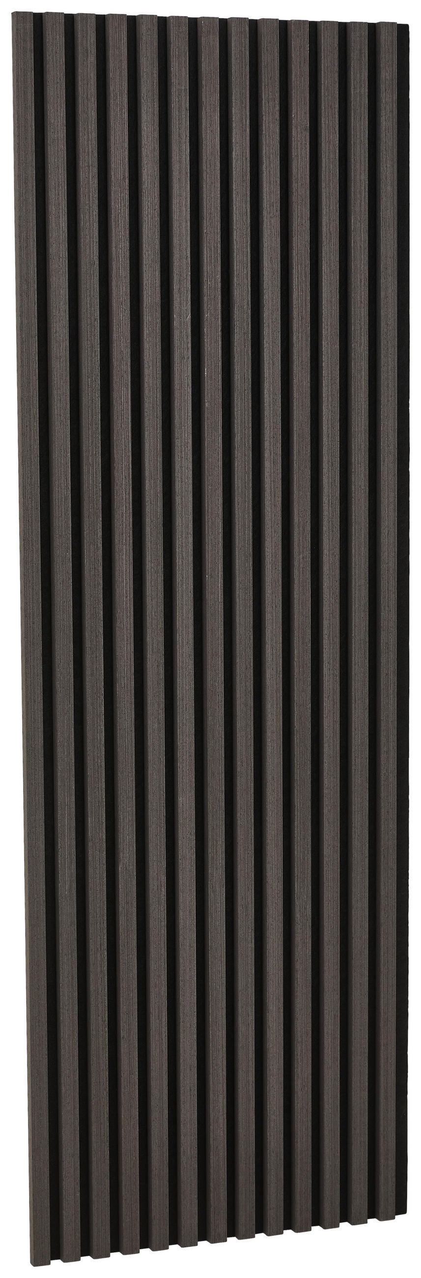 AKUSTIKPANEEL Nachbildung 41/120/2,1 cm 4 Stück  - Schwarz, Design, Holzwerkstoff/Kunststoff (41/120/2,1cm) - Livetastic