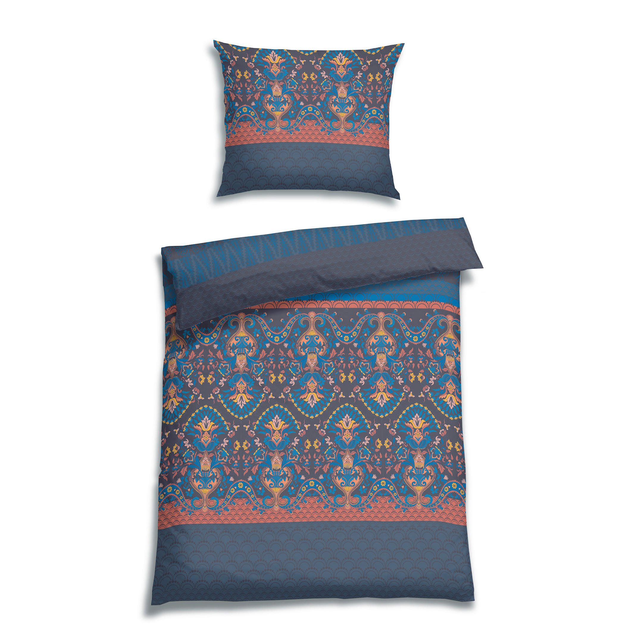 BETTWÄSCHE Flanell 140/200 cm  - Dunkelblau, Design, Textil (140/200cm) - Florella