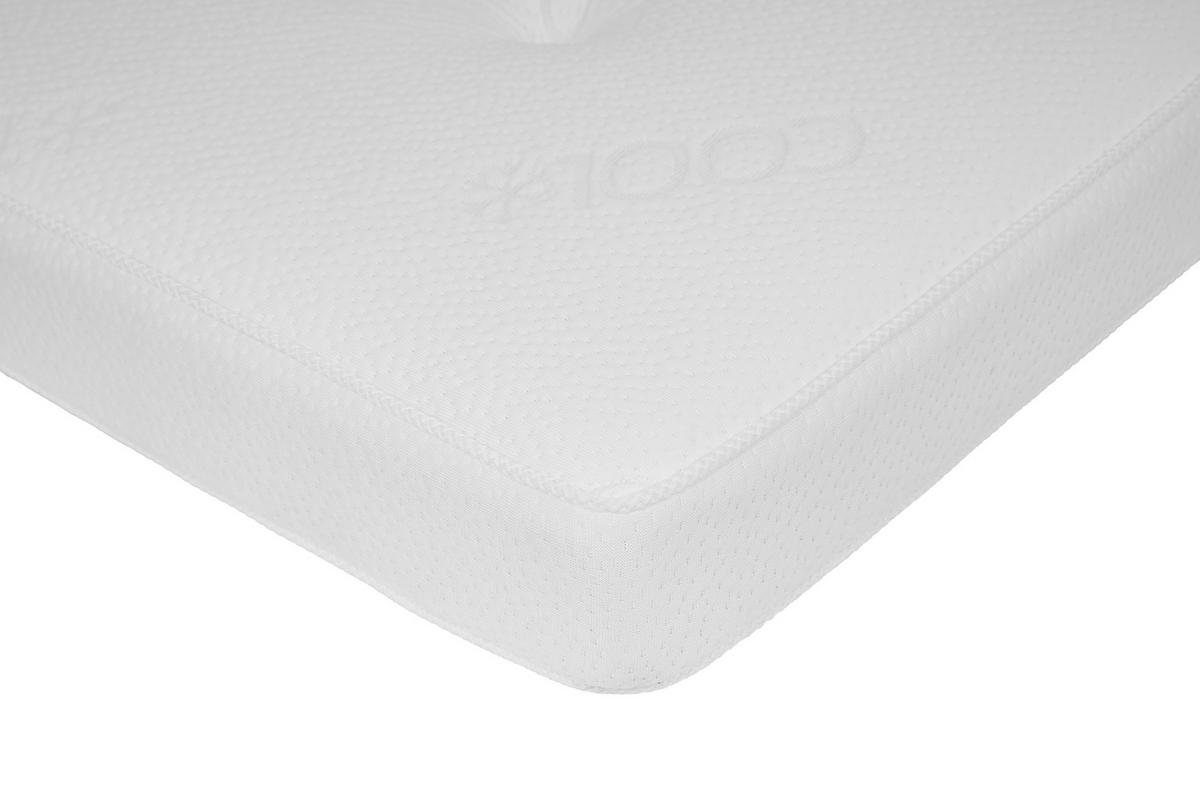 TOPPER 180/200 cm Höhe ca. 8 cm  - Weiß, Basics, Textil (180/200cm) - Boxxx