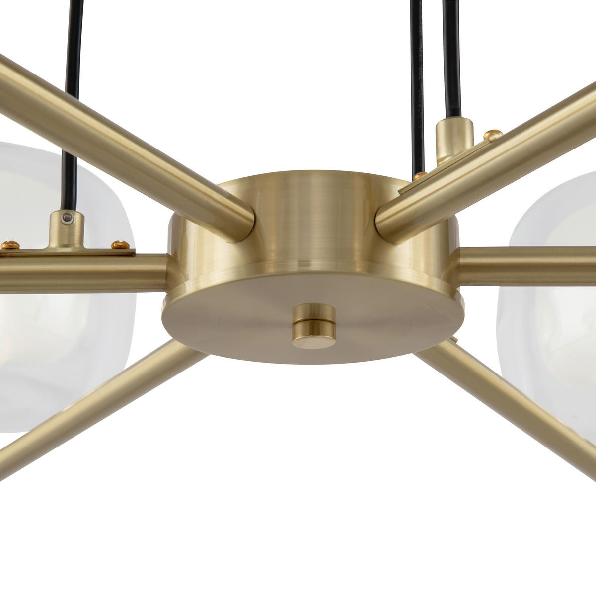 KRONLEUCHTER  96/21/96 cm   - Goldfarben, Basics, Glas/Metall (96/21/96cm) - MAYTONI