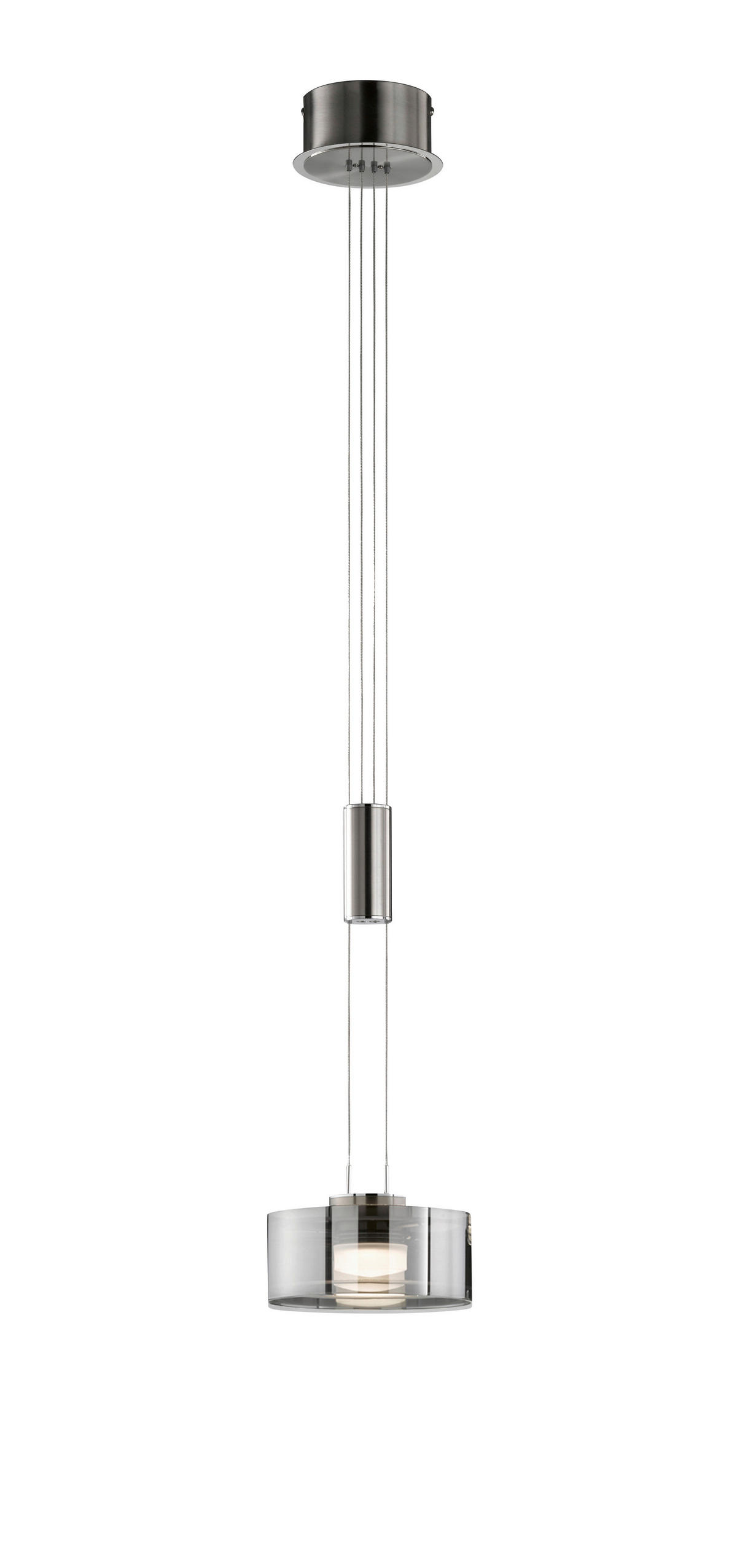 LED-PENDELLAMPA Lavin 20/100-160 cm  - svart, Design, metall (20/100-160cm) - Fischer & Honsel