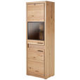 VITRINE  63,8/198,4/41 cm  - Schwarz, KONVENTIONELL, Glas/Holz (63,8/198,4/41cm) - Cantus