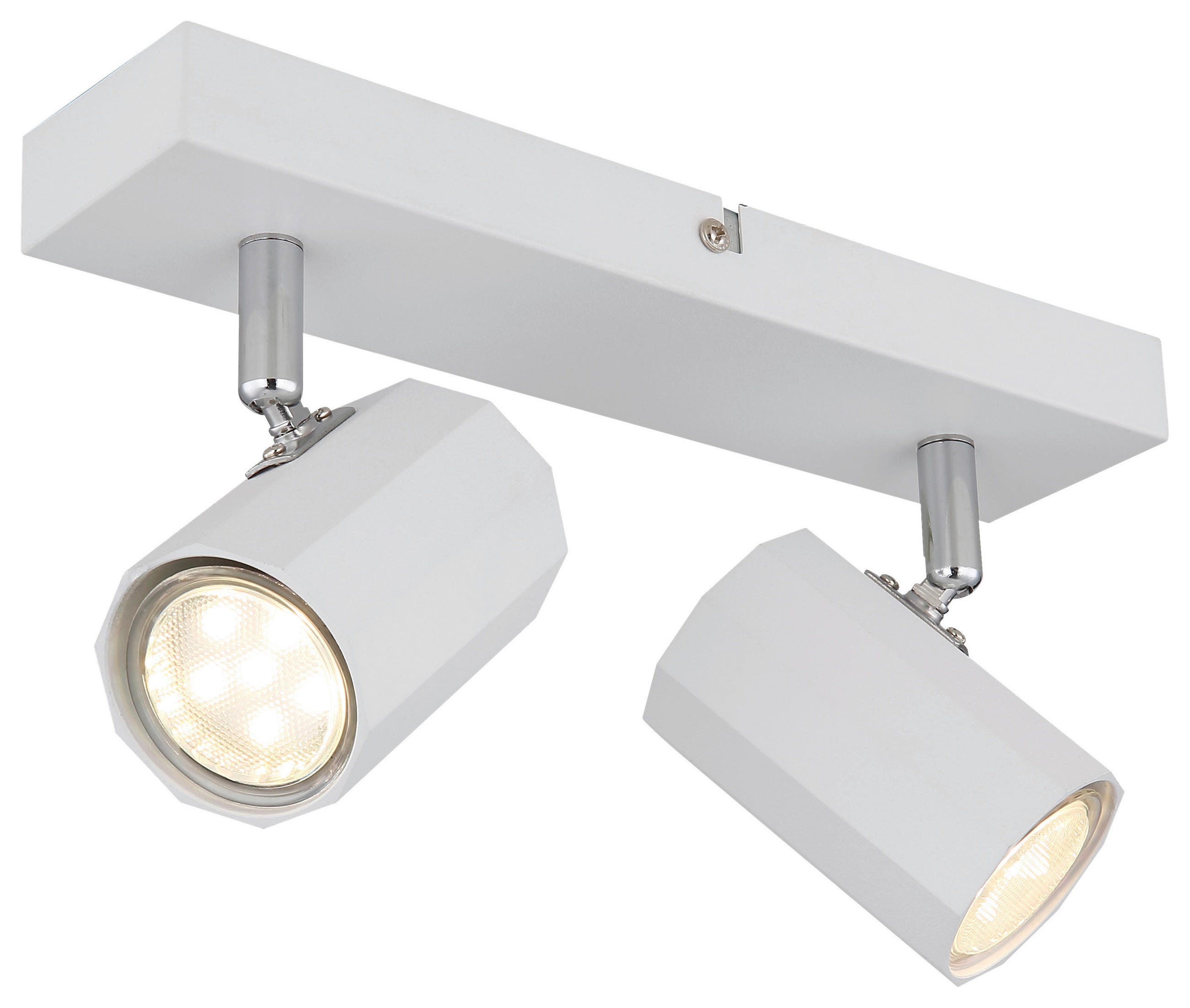 DECKENLEUCHTE 26/6/14,5 cm   - Weiß, Design, Metall (26/6/14,5cm) - Novel