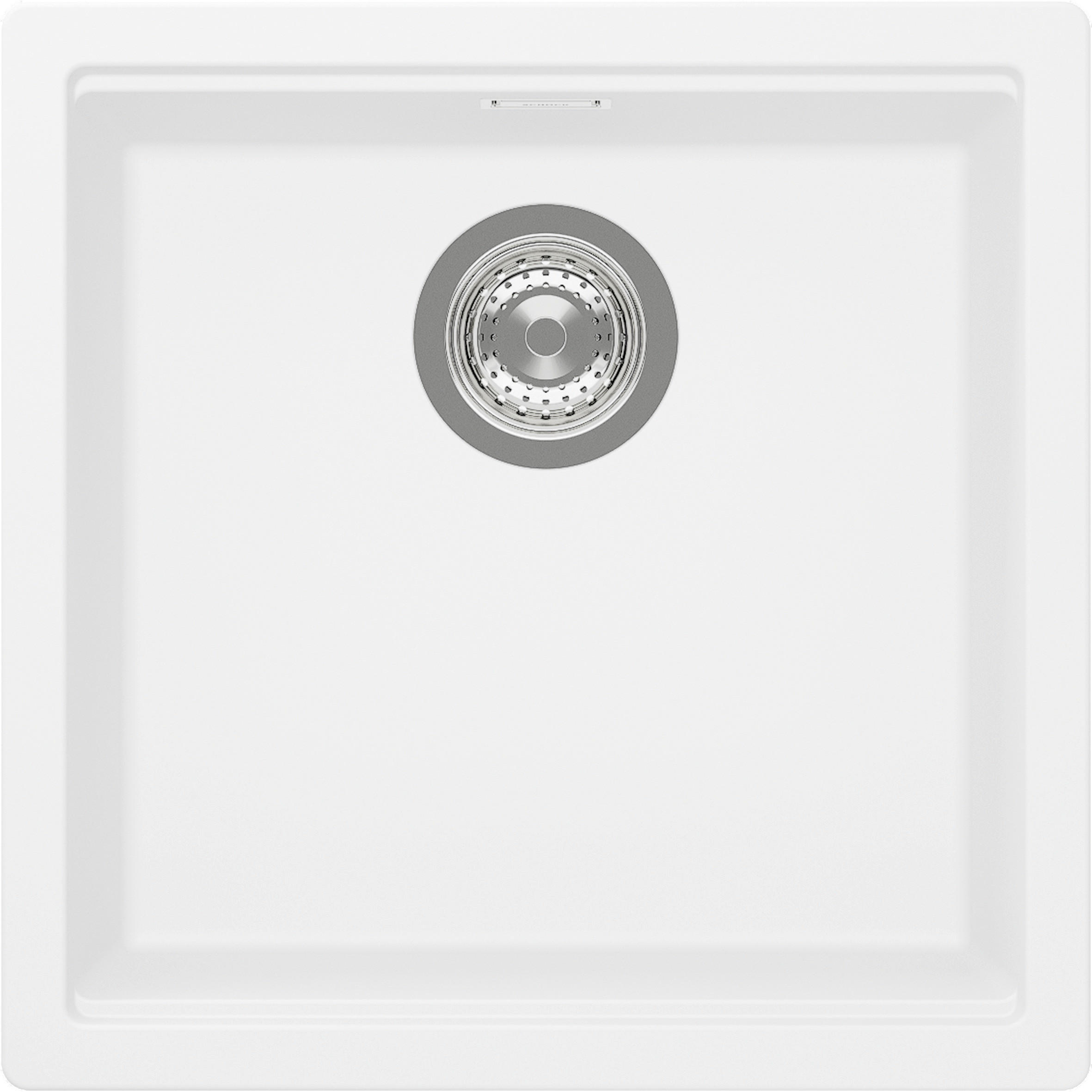 SPÜLE KIRN100ADAY  - Weiß, Basics, Stein (45,6/28,9/45,6cm) - Schock