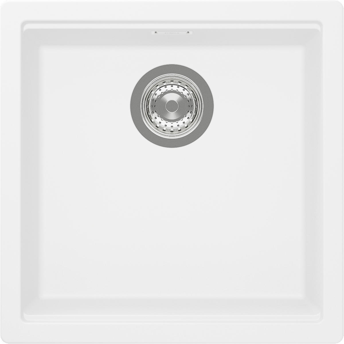 SPÜLE KIRN100ADAY  - Weiß, Basics, Stein (45,6/28,9/45,6cm) - Schock