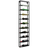 WEINREGAL 36/152/9 cm  - Schwarz, Trend, Metall (36/152/9cm) - Landscape