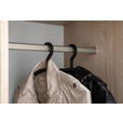 GARDEROBE 10-teilig  in 250/233/59 cm  - Eichefarben/Weiß, Design, Holzwerkstoff/Textil (250/233/59cm) - Moderano