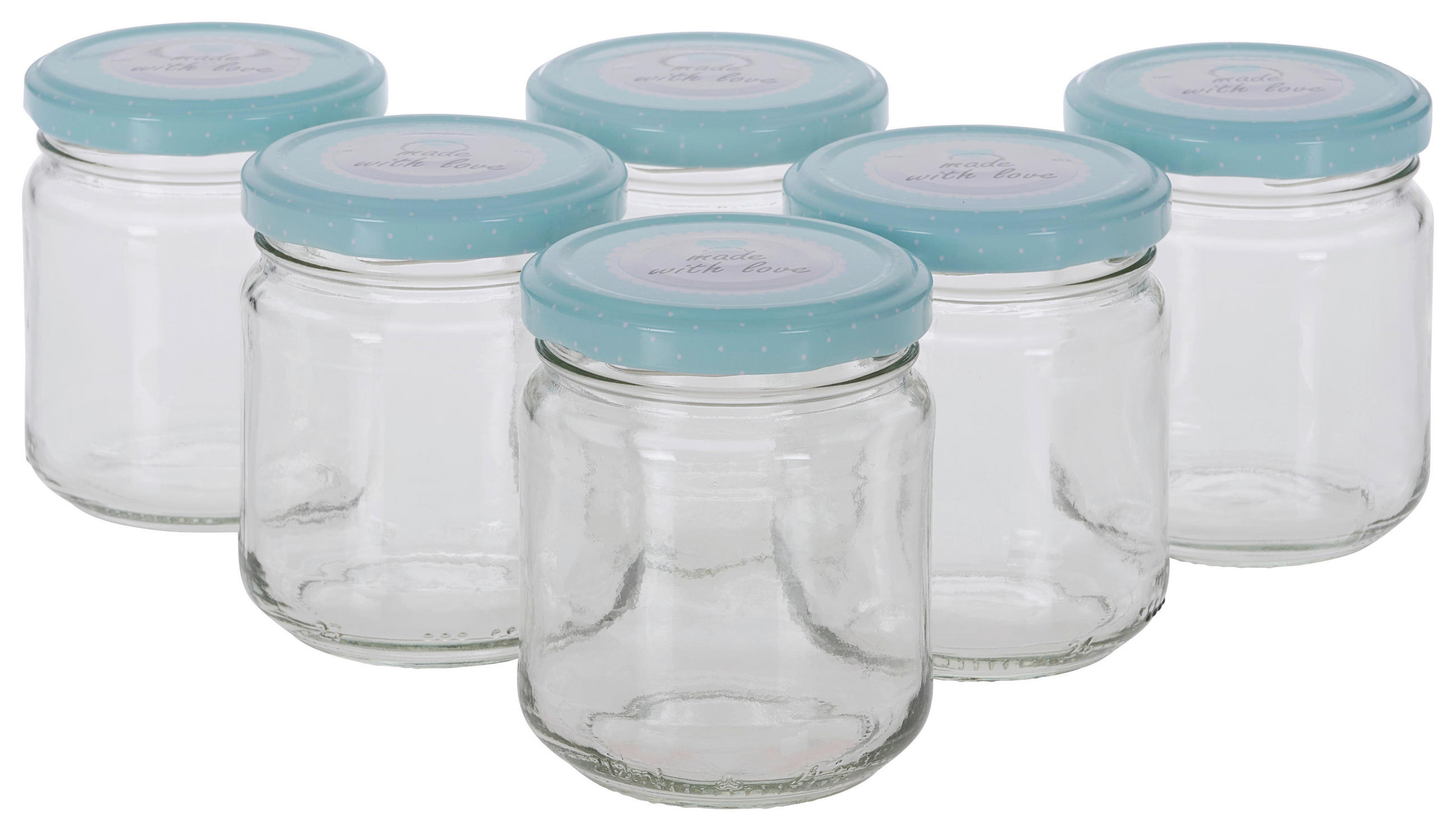 EINMACHGLAS-SET - Basics, Glas/Metall (6,5/8,5cm)