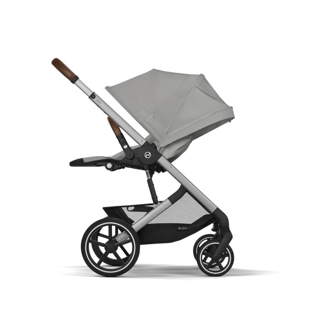 KINDERWAGEN Balios S Lux  - Silberfarben/Hellgrau, Basics, Textil/Metall (91/60/110cm) - Cybex