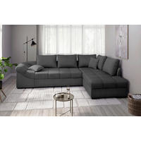 ECKSCHLAFSOFA in Anthrazit Textil   - Anthrazit/Schwarz, Modern, Holz/Textil (298/202cm) - MID.YOU