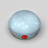 NACHTLICHT Lolo Lombardo 12/7,5 cm   - Hellblau, KONVENTIONELL, Kunststoff (12/7,5cm) - Sigikid