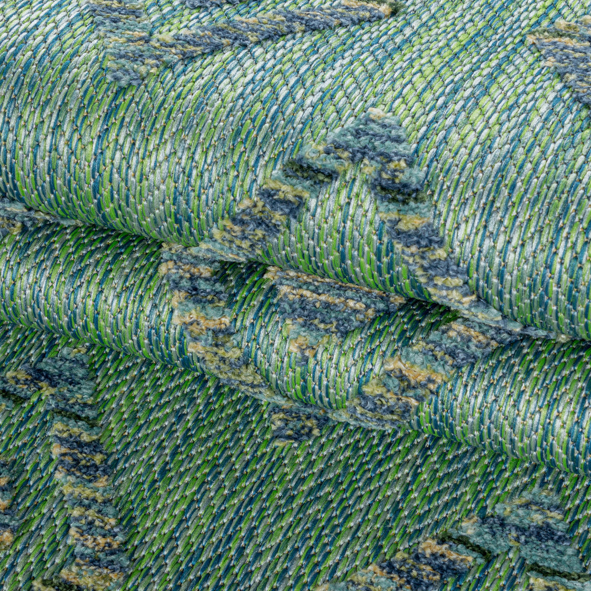 LÄUFER 80/250 cm Bahama  - Grün, Design, Textil (80/250cm) - Novel