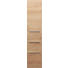 SEITENSCHRANK 35/162,5/37 cm - Eichefarben/Alufarben, Design, Glas/Holzwerkstoff (35/162,5/37cm) - Novel SEITENSCHRANK 35/162,5/37 cm - Eichefarben/Alufarben, Design, Glas/Holzwerkstoff (35/162,5/37cm) - Novel
