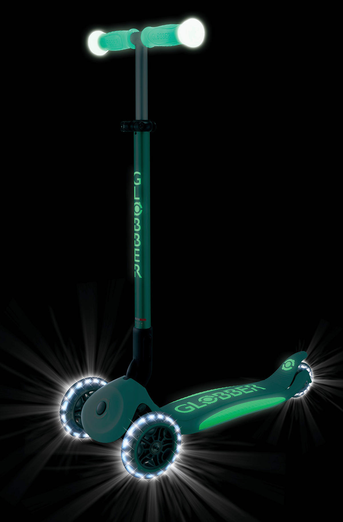 KINDERSCOOTER  - Mintgrün, Basics, Kunststoff (57,5/28/82.5cm) - GLOBBER