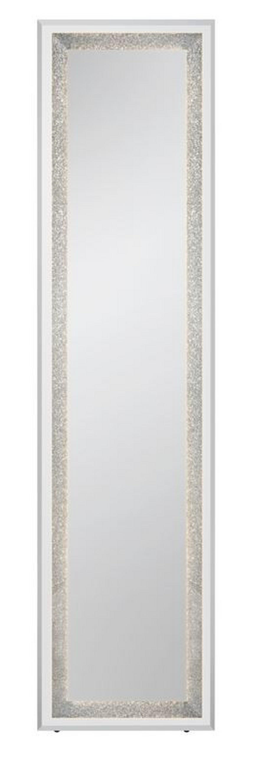 OGLINDĂ CU SUPORT 40/160/4 cm  - argintiu, Modern, sticlă (40/160/4cm) - Novel