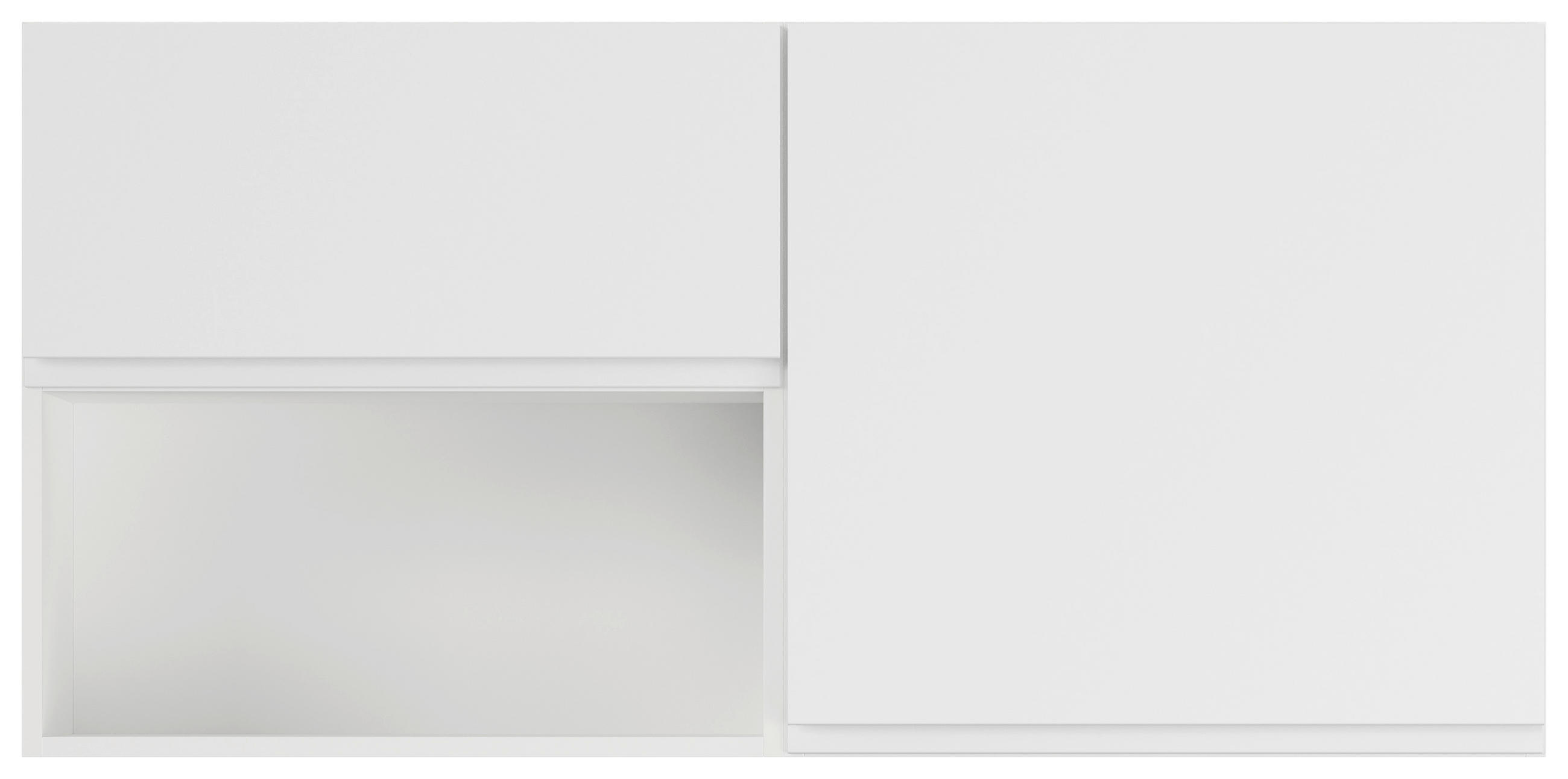 KÜCHENOBERSCHRANK 120/57,9/35,6 cm  in Weiß  - Weiß, Basics, Holzwerkstoff (120/57,9/35,6cm) - Impuls