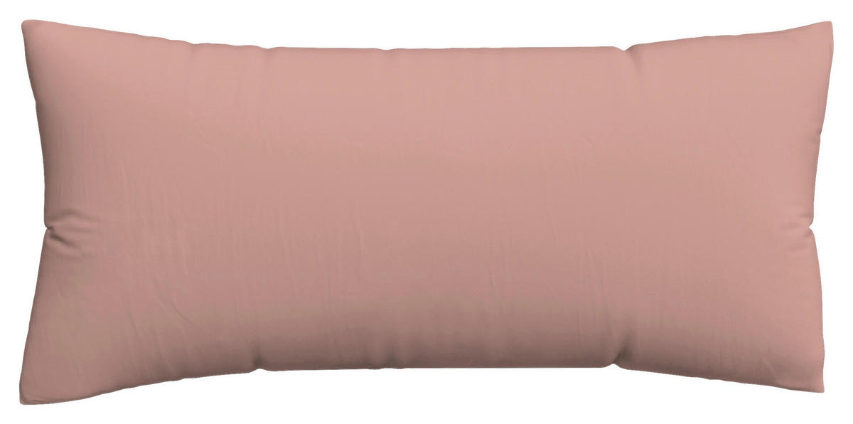 KOPFKISSENBEZUG WOVEN SATIN 40/80 cm  - Rosa, Basics, Textil (40/80cm) - Schlafgut