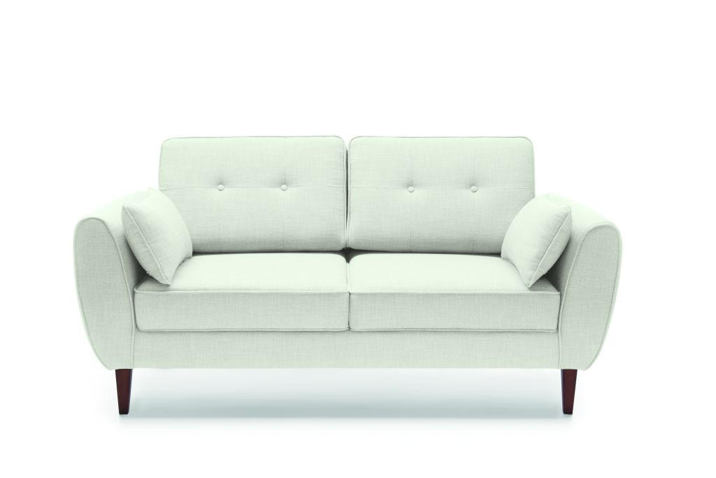 2-Sitzer-Sofa Candy Hellgrau B: 187 cm