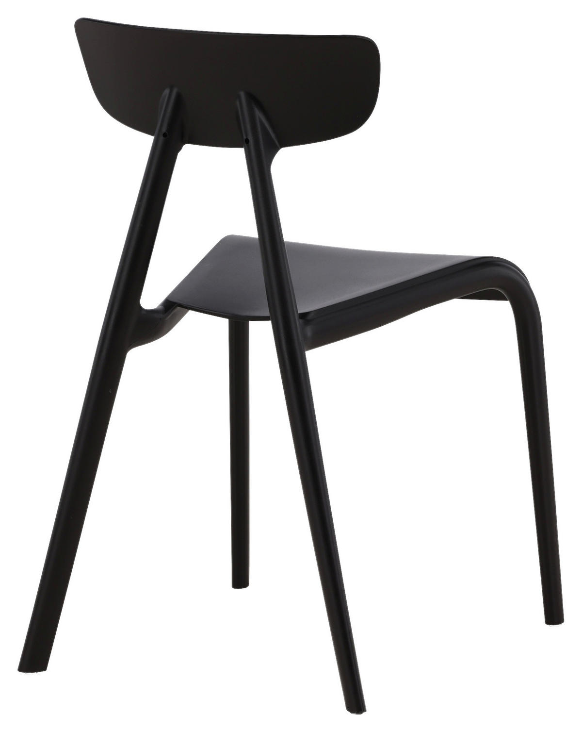 STOLSET slät  - svart, Design, plast (49/79.5/54cm) - Livetastic