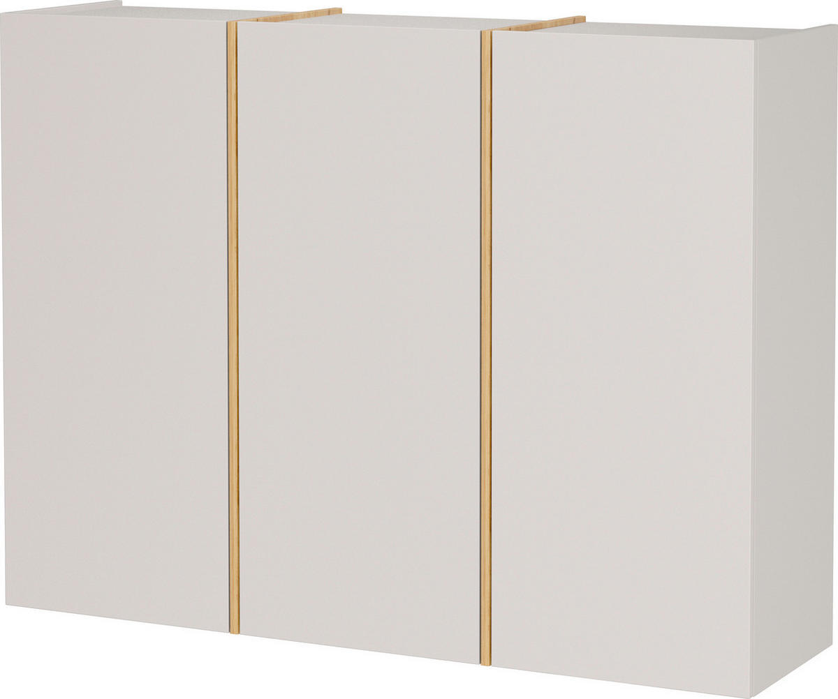 SCHUHSCHRANK Eichefarben, Kaschmir  - Kaschmir/Eichefarben, Design, Holzwerkstoff/Kunststoff (138/103/38cm)