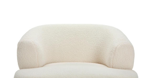 SESSEL in Bouclé Creme  - Creme, Design, Textil (82/64/80cm) - Carryhome