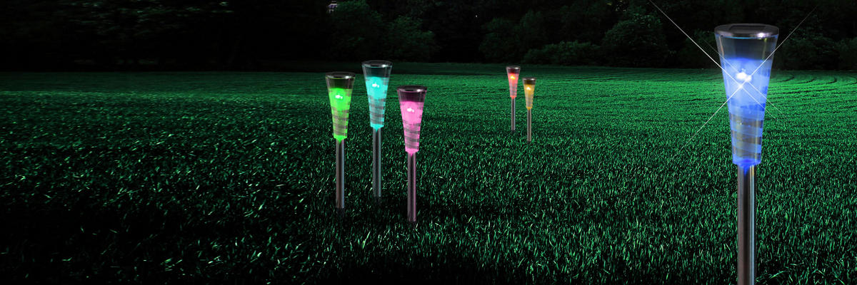 SVJETILJKA SOLARNA SOLAR  - srebrne boje/prozirno, Basics, metal/plastika (4/27cm)