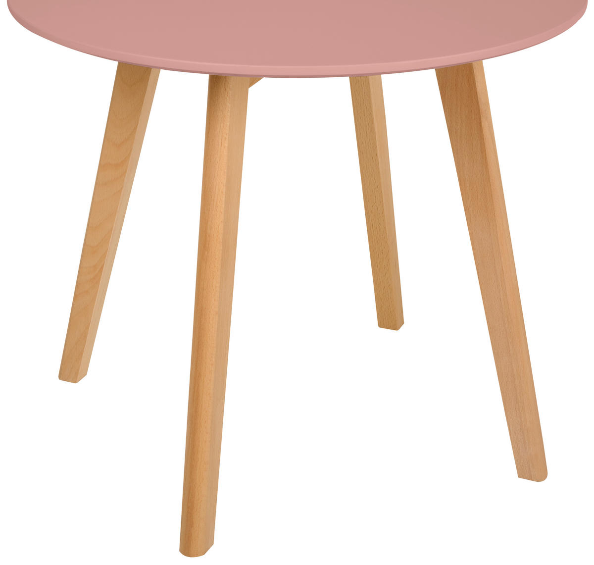 KINDERTISCH - Buchefarben/Rosa, Trend, Holz/Holzwerkstoff (60/50,5cm) - My Baby Lou