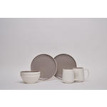 FRÜHSTÜCKSSERVICE Taupe  - Taupe, Design, Keramik - Novel