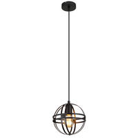 HÄNGELEUCHTE 20/120 cm    - Schwarz, Konventionell, Metall (20/120cm) - Globo