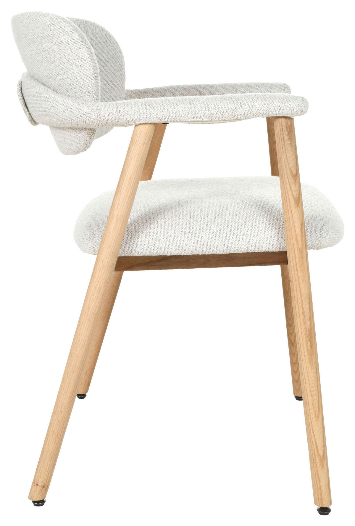 ARMLEHNSTUHL  in  - Beige/Naturfarben, MODERN, Holz/Textil (59/78/57cm) - Livetastic