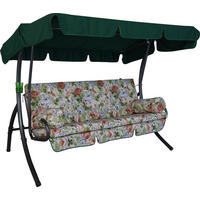 HOLLYWOODSCHAUKEL 210/160/145 cm  - Dunkelgrau/Anthrazit, Basics, Kunststoff/Textil (210/160/145cm) - Boxxx