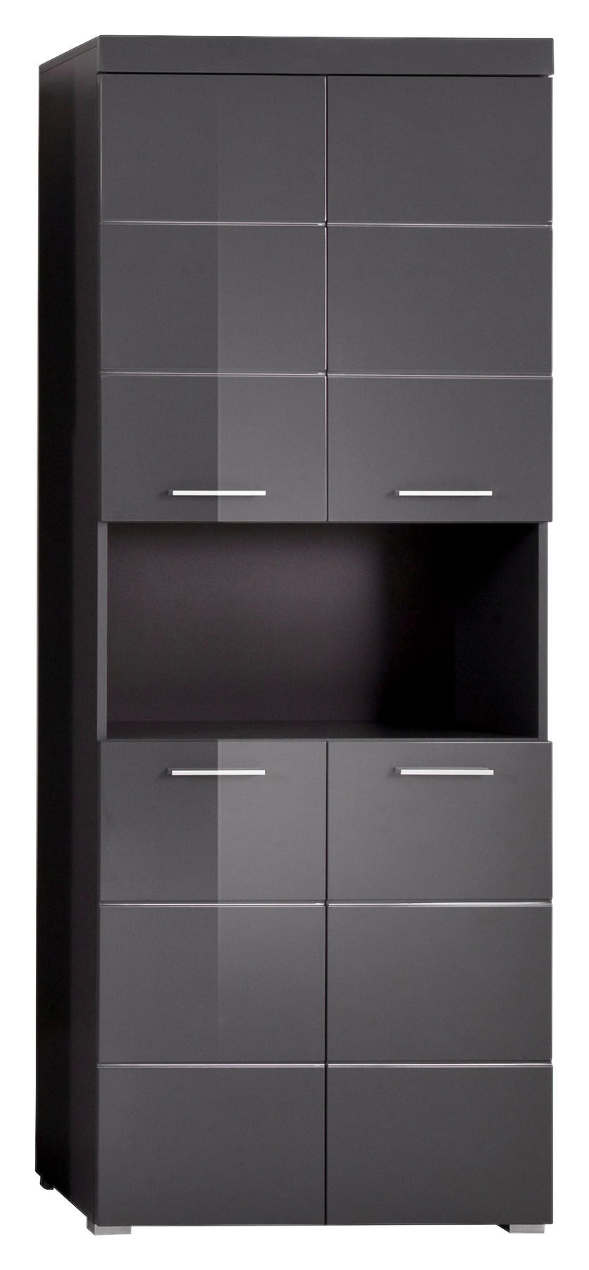 VISOKI ELEMENT  siva  - siva/srebrne boje, Moderno, drvni materijal/plastika (73/190/31cm) - MID.YOU