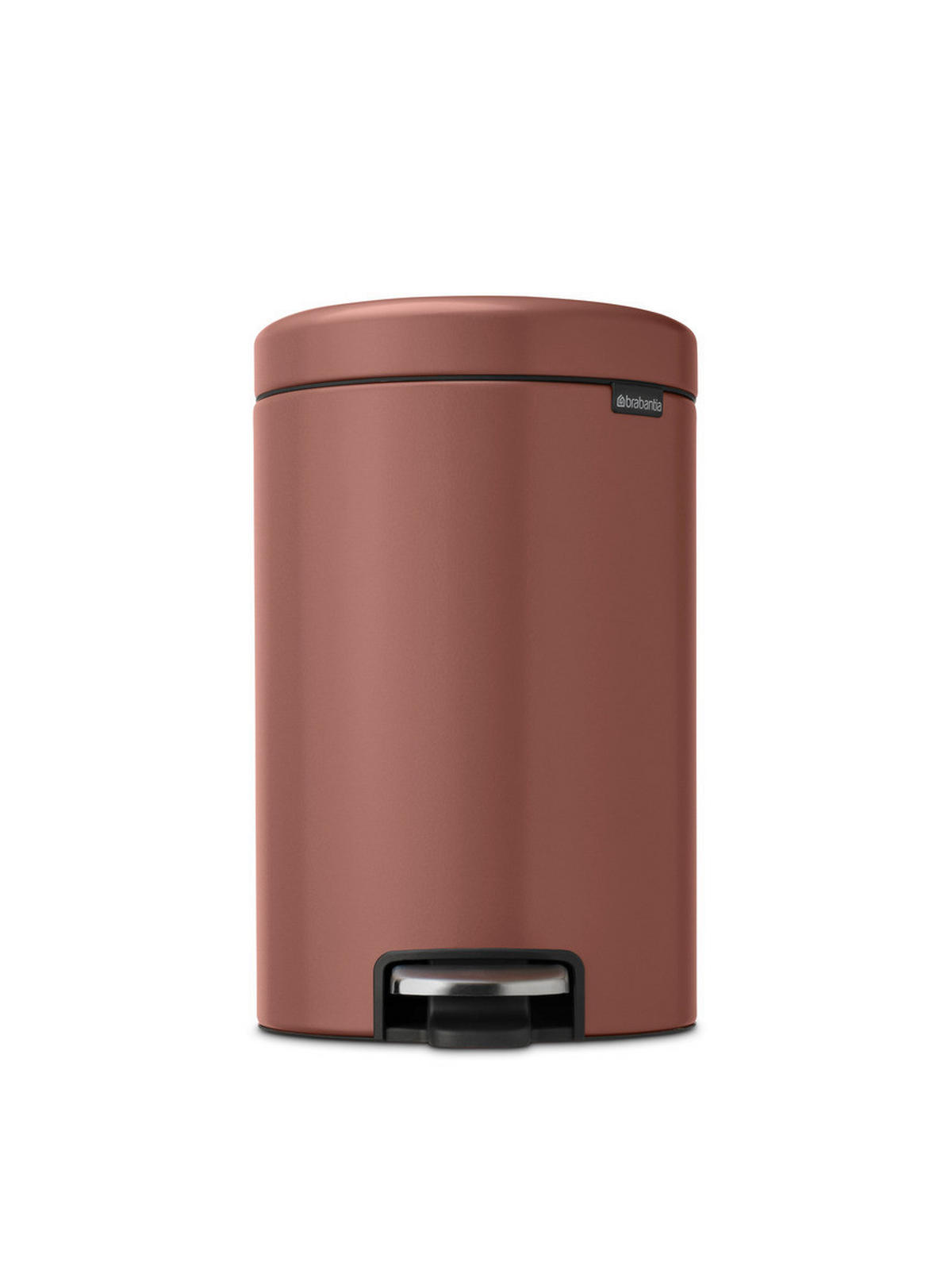 TRETEIMER 12 l  Metall  - Taupe/Anthrazit, Basics, Kunststoff/Metall (25,1/41,1/33,8cm) - Brabantia