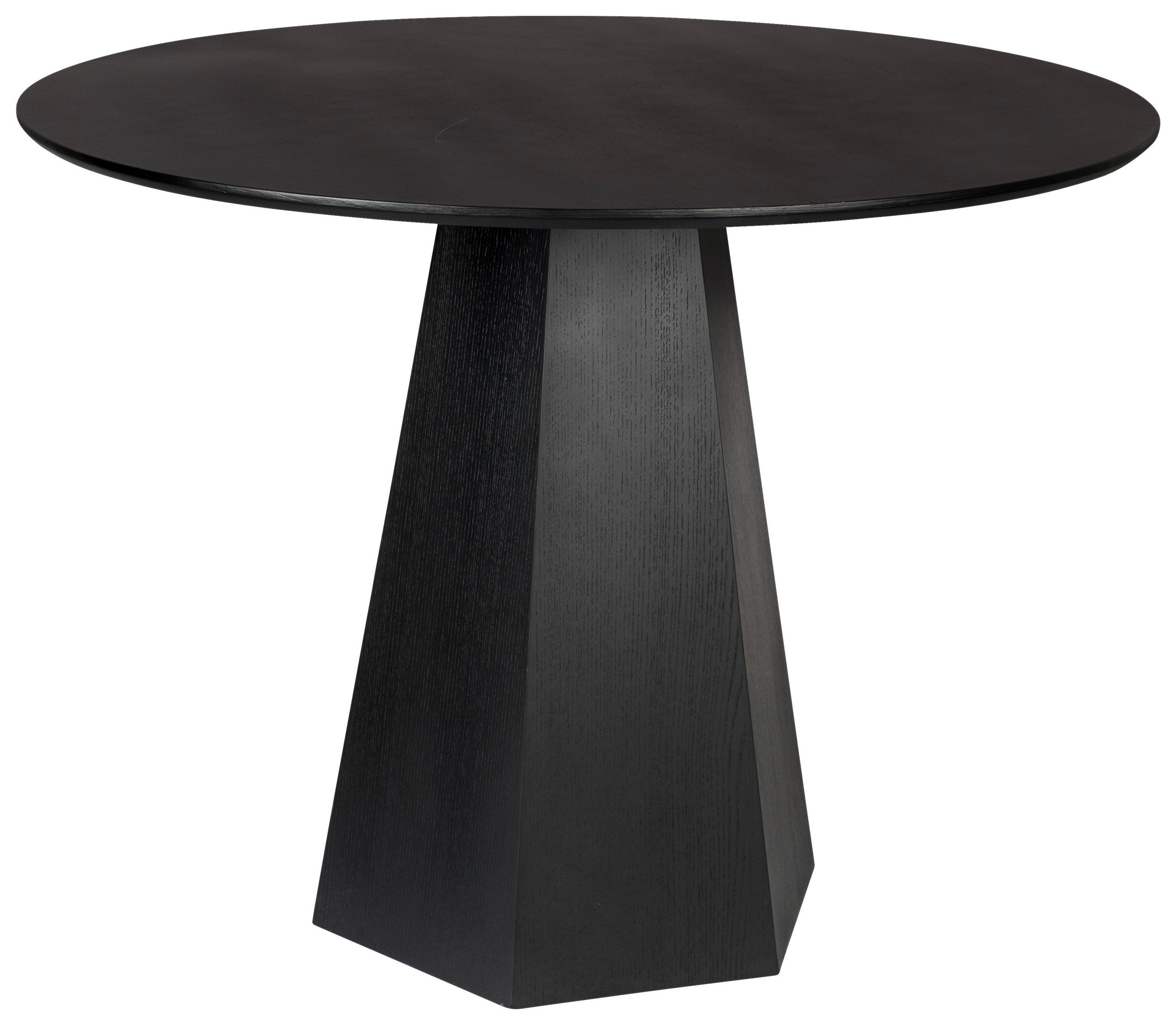 Zuiver JÍDELNÍ STŮL, jasan, černá, 100/100/76 cm