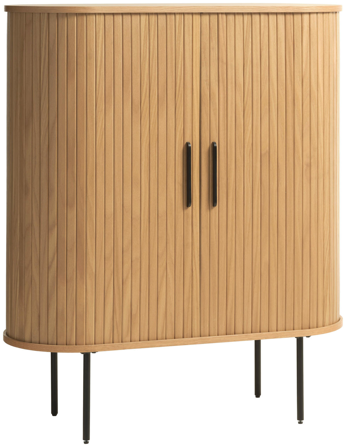 HIGHBOARD  in 100/118/40 cm  - Eichefarben/Schwarz, Trend, Holz/Holzwerkstoff (100/118/40cm) - home24