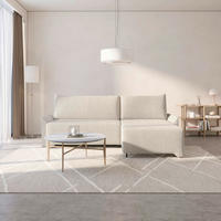 ECKSOFA LOCO in Cord Beige  - Beige, Design, Kunststoff/Textil (245/174cm) - MID.YOU