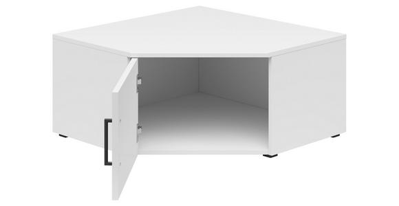 AUFSATZSCHRANK 71,5/35/71,5 cm - Schwarz/Weiß, MODERN, Holzwerkstoff/Kunststoff (71,5/35/71,5cm) - Carryhome