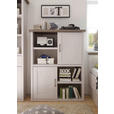HIGHBOARD  in 106/135/42 cm  - Trüffeleichefarben/Graphitfarben, LIFESTYLE, Holzwerkstoff/Metall (106/135/42cm) - Carryhome