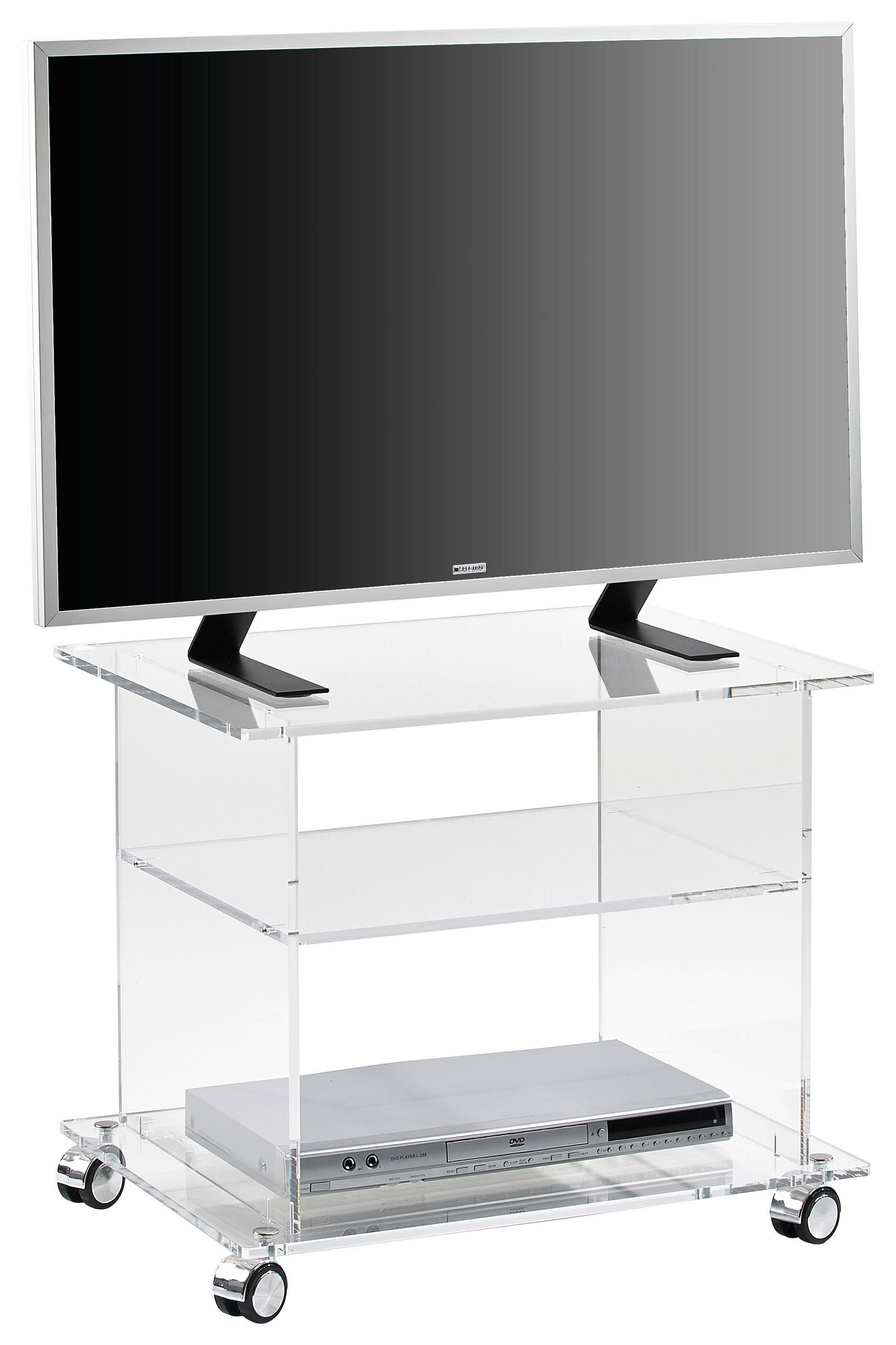 TV-ELEMENT - Klar, Design, Kunststoff (60/51/45cm) - Xora
