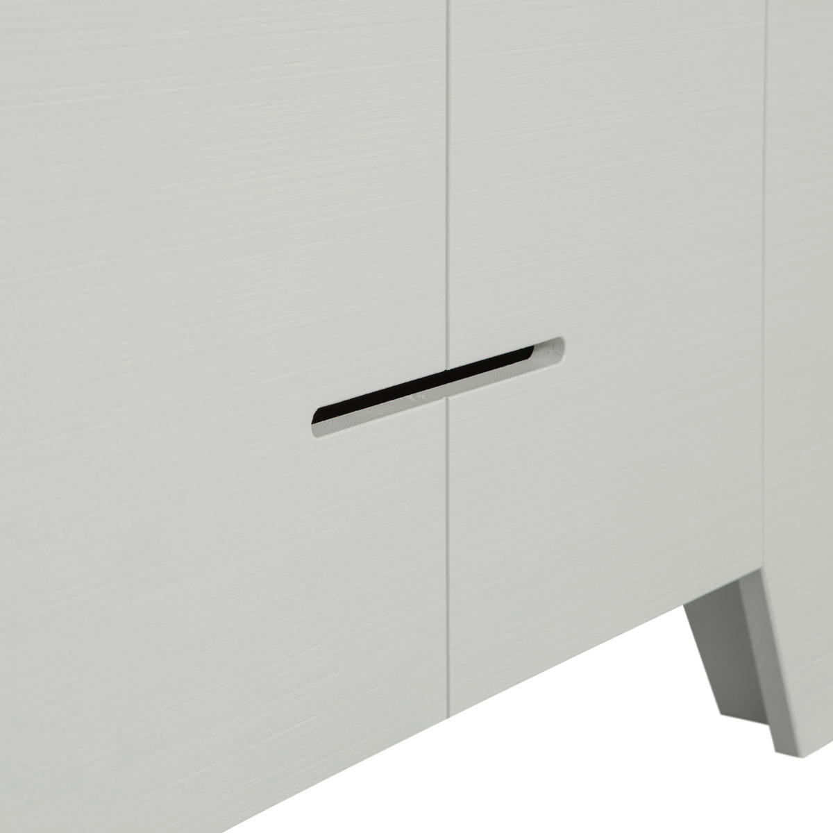 KOMMODE Gijs  in 85/142/38 cm  - Hellgrau, Design, Holz/Holzwerkstoff (85/142/38cm) - Livetastic