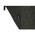 ECKSOFA in Chenille Graubraun  280/205 cm  - Graubraun/Schwarz, Design, Textil/Metall (280/205cm) - Xora