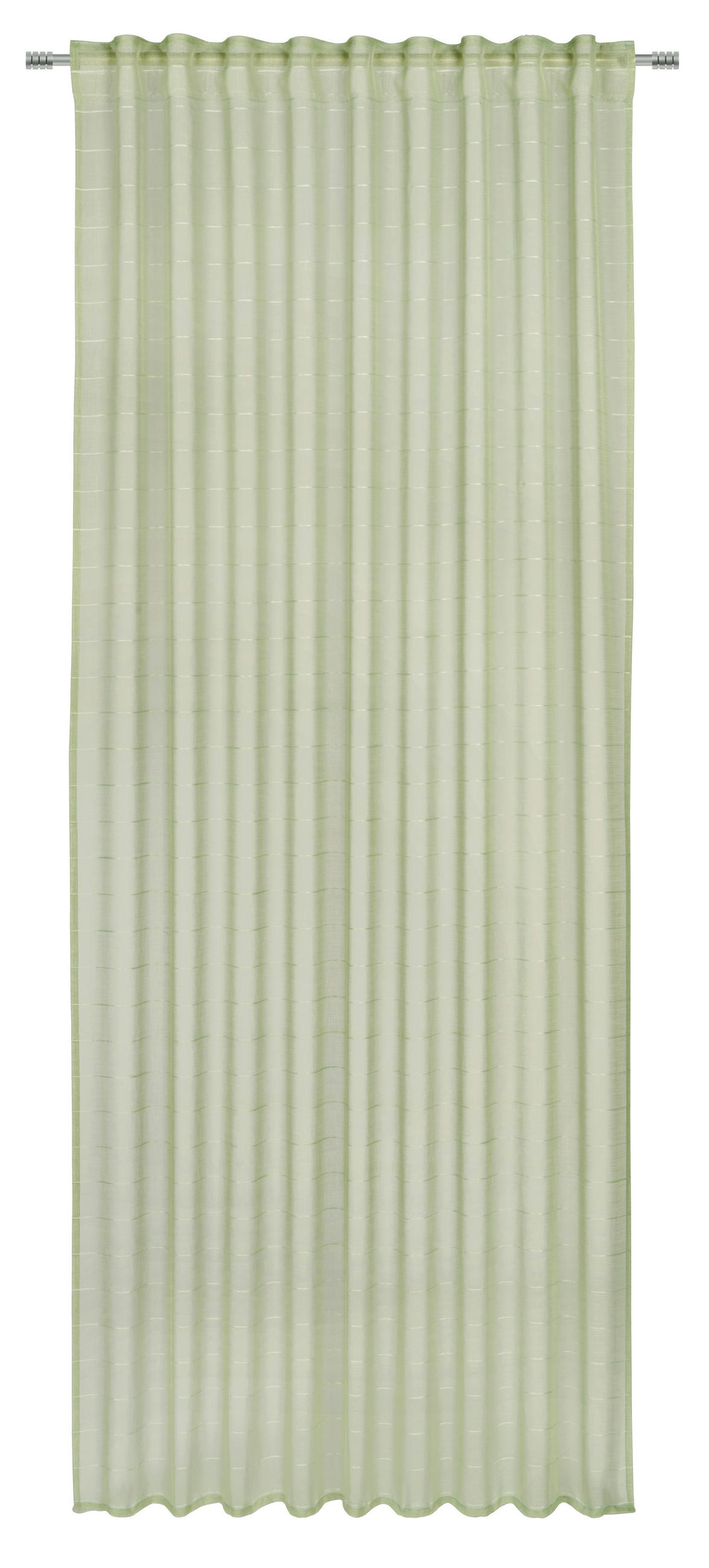 DRAPERIE CONFECȚIONATĂ semitransparent  - verde salvie, Basics, textil (140/245cm) - Esposa