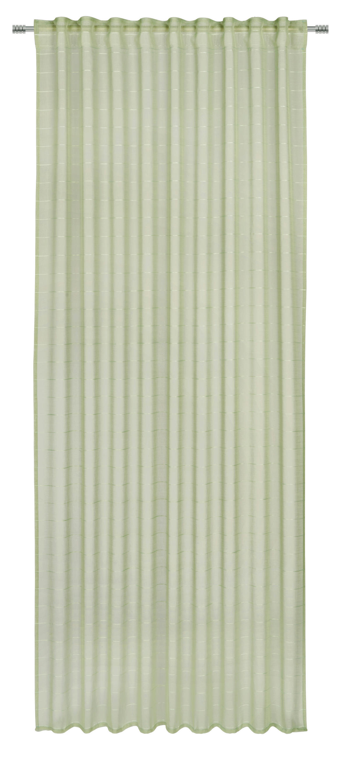 DRAPERIE CONFECȚIONATĂ semitransparent  - verde salvie, Basics, textil (140/245cm) - Esposa