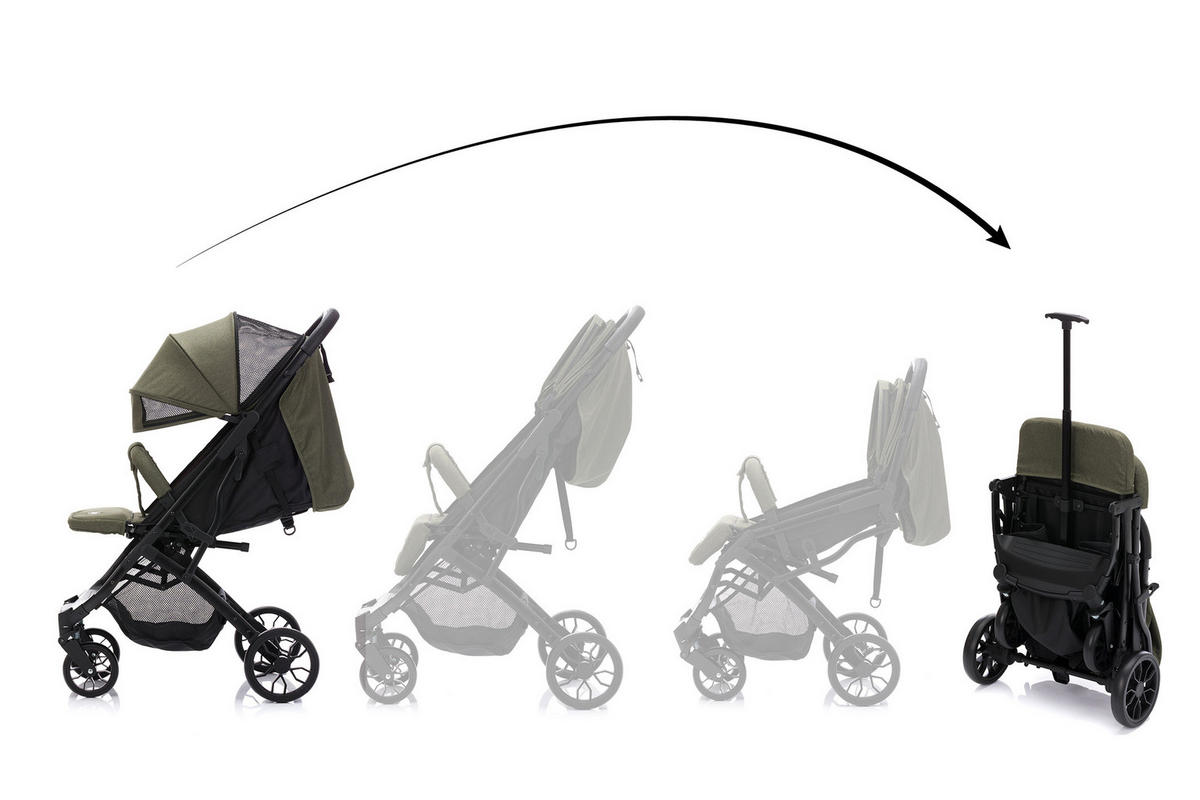 KIŠOBRAN KOLICA  Styler Elite  - Osnovno, tekstil/metal (100/70/51cm) - Fillikid