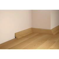 SOCKELLEISTE, Eiche Natur  - Basics, Holz (250/26/2,6cm) - Tilo