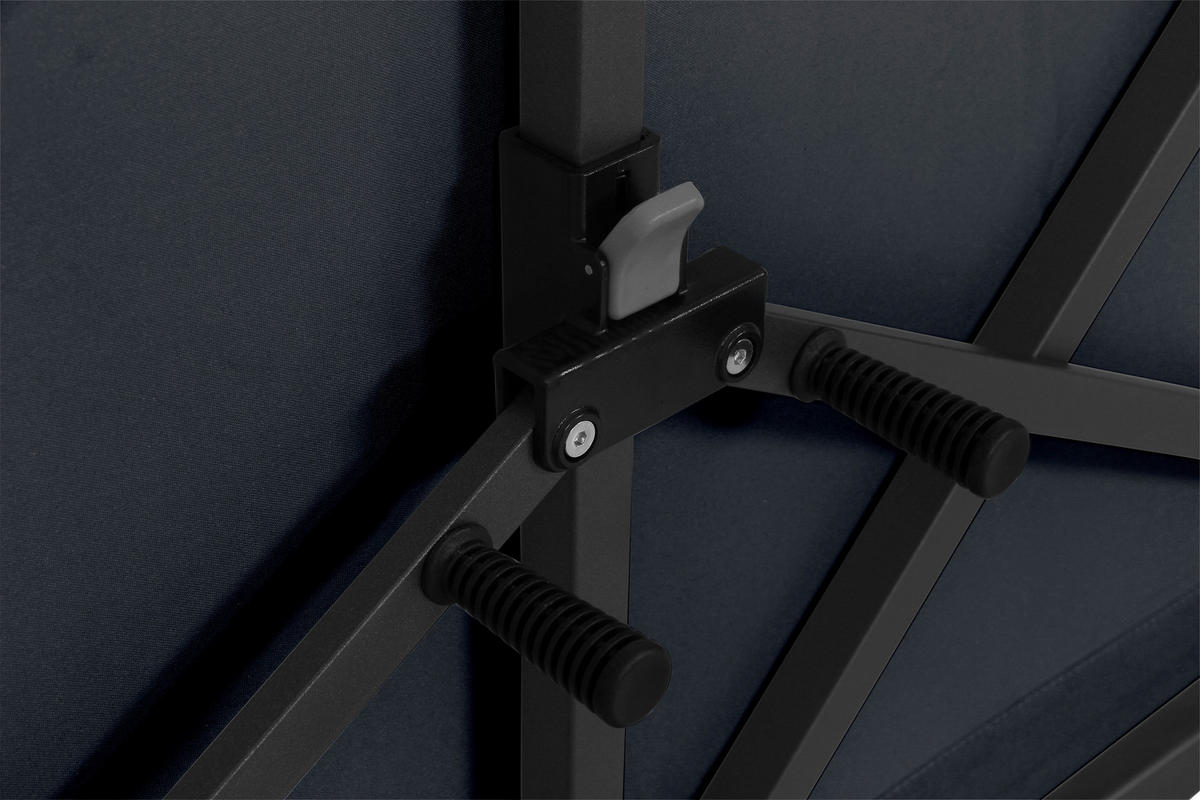 SICHTSCHUTZ - Anthrazit, KONVENTIONELL, Textil/Metall (280/150cm) - Siena Garden