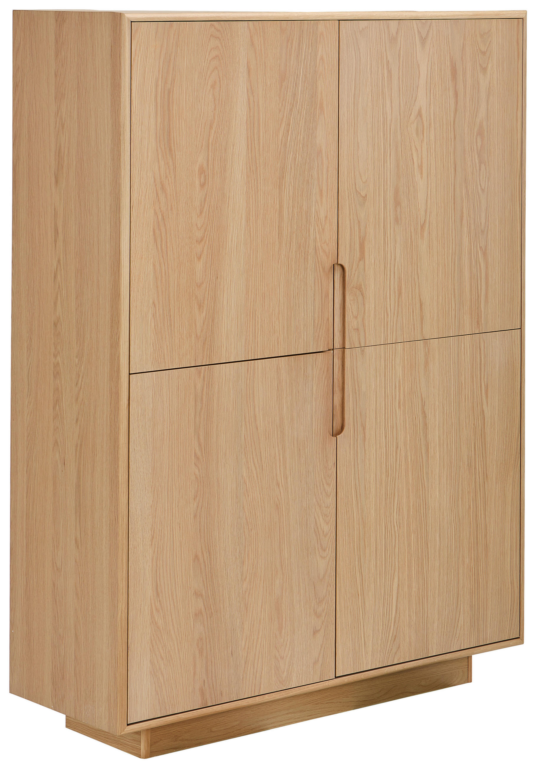 VYSOKÁ KOMODA, dub, barvy dubu, 110/150/40 cm - barvy dubu/přírodní barvy, Design, dřevo/kompozitní dřevo (110/150/40cm) - Livetastic