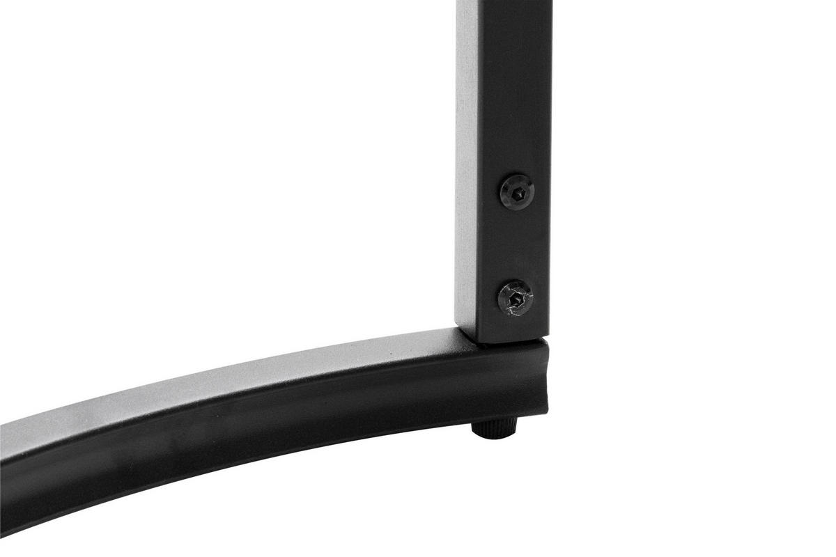 COUCHTISCH in Holz, Metall, Holzwerkstoff 80/45/80 cm  - Schwarz/Naturfarben, Design, Holz/Holzwerkstoff (80/45/80cm) - MID.YOU