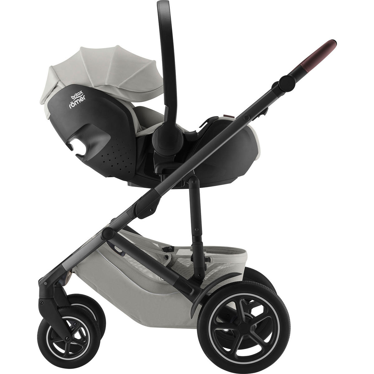 BABYSCHALE Baby-Safe Pro  - Greige, Basics, Kunststoff/Textil (44/62.5/65.5cm) - Britax Römer